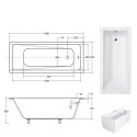 Wanna Modern Slim 140x70 Z Nogami Besco