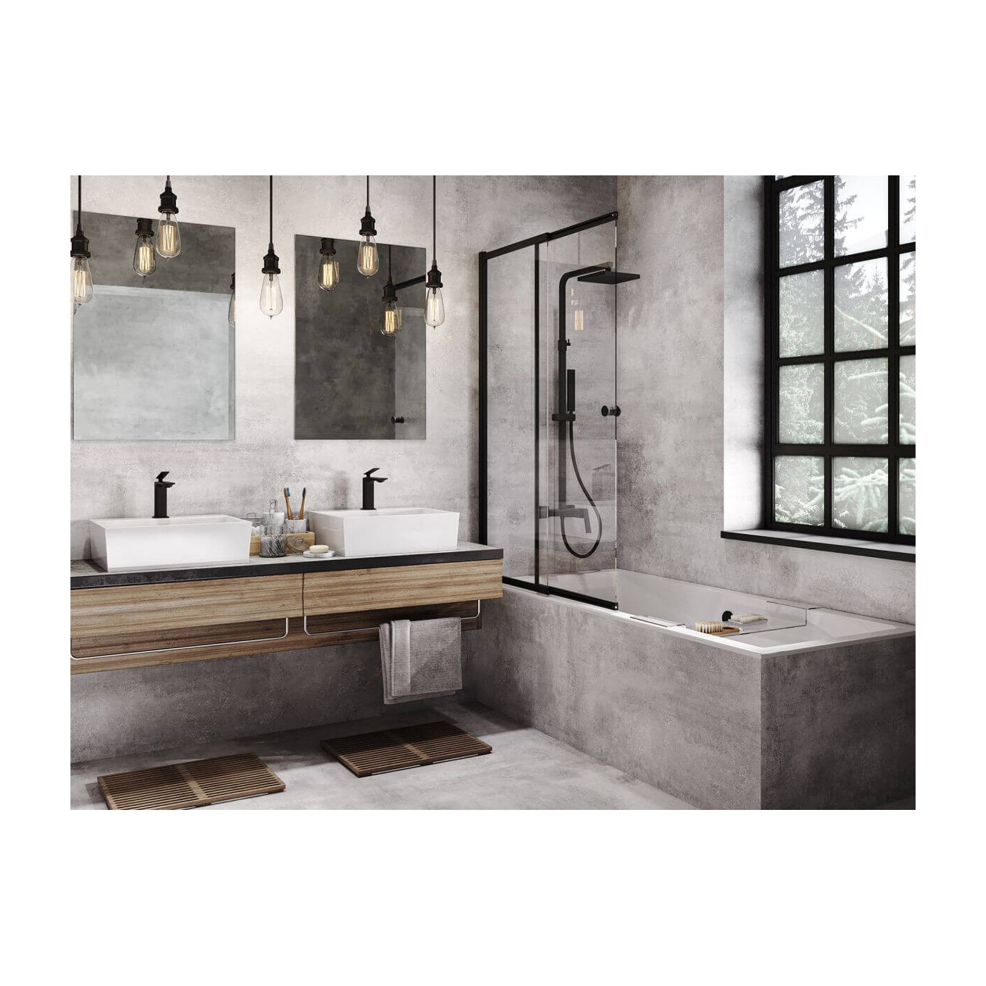Wanna Quadro Slim 165x75 + ST Besco