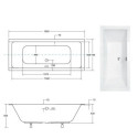 Wanna Quadro Slim 165x75 + ST Besco