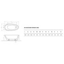 Wanna Wolnostojąca Olia 2.0 WAEX.OLI2.15WH 150x73 Excellent