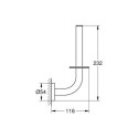 Uchwyt na Papier Essentials Brushed Hard Graphite 40385AL1 Grohe