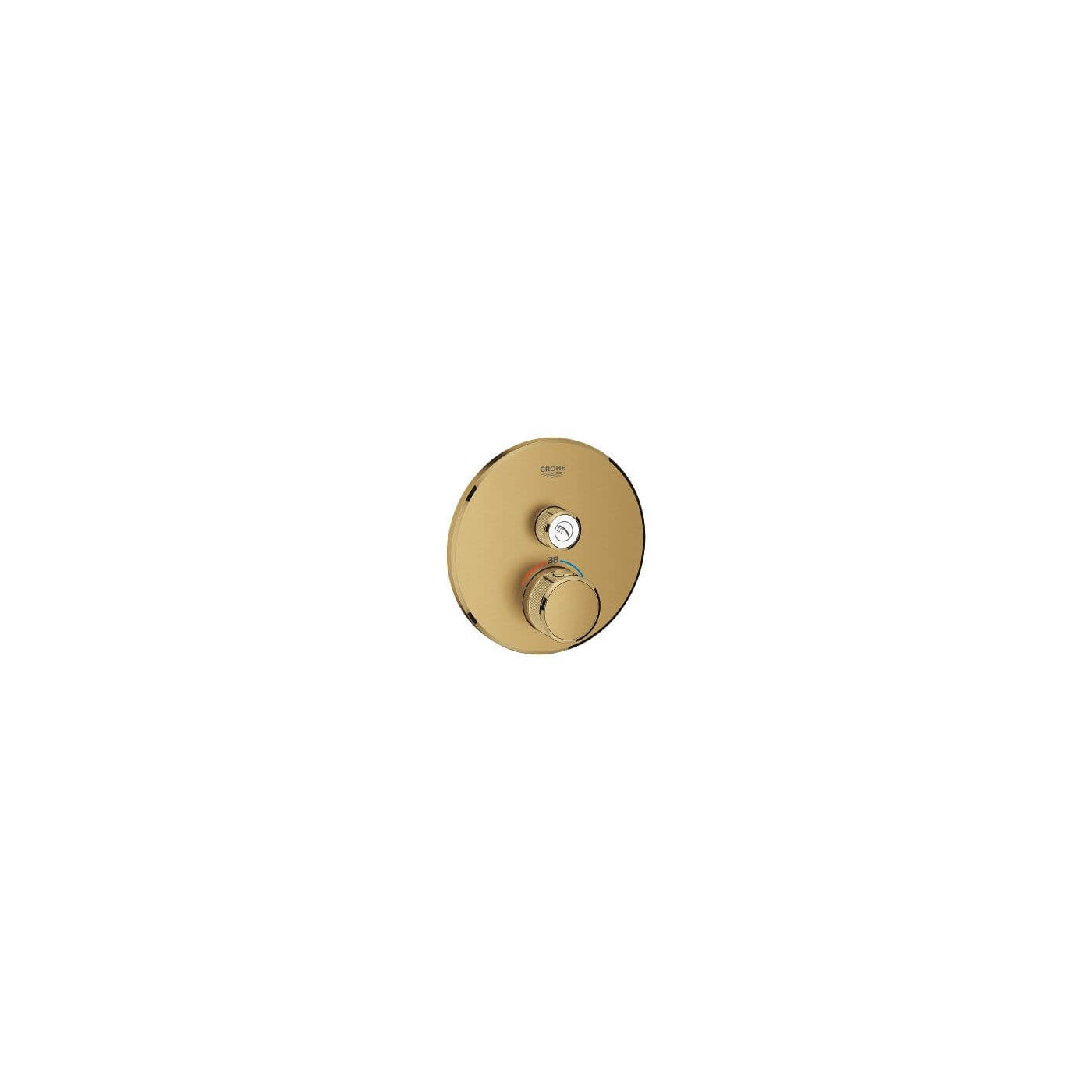 Bateria Termostatyczna Do Obsługi Jednego Wyjścia Wody Grohtherm SmartControl Brushed Cool Sunrise 29118GN0 Grohe