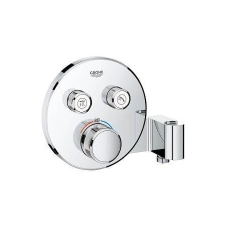 Bateria Termostatyczna Ze Zintegrowanym Przyłączem I Uchwytem Prysznicowym Grohtherm SmartControl 29120000 Grohe