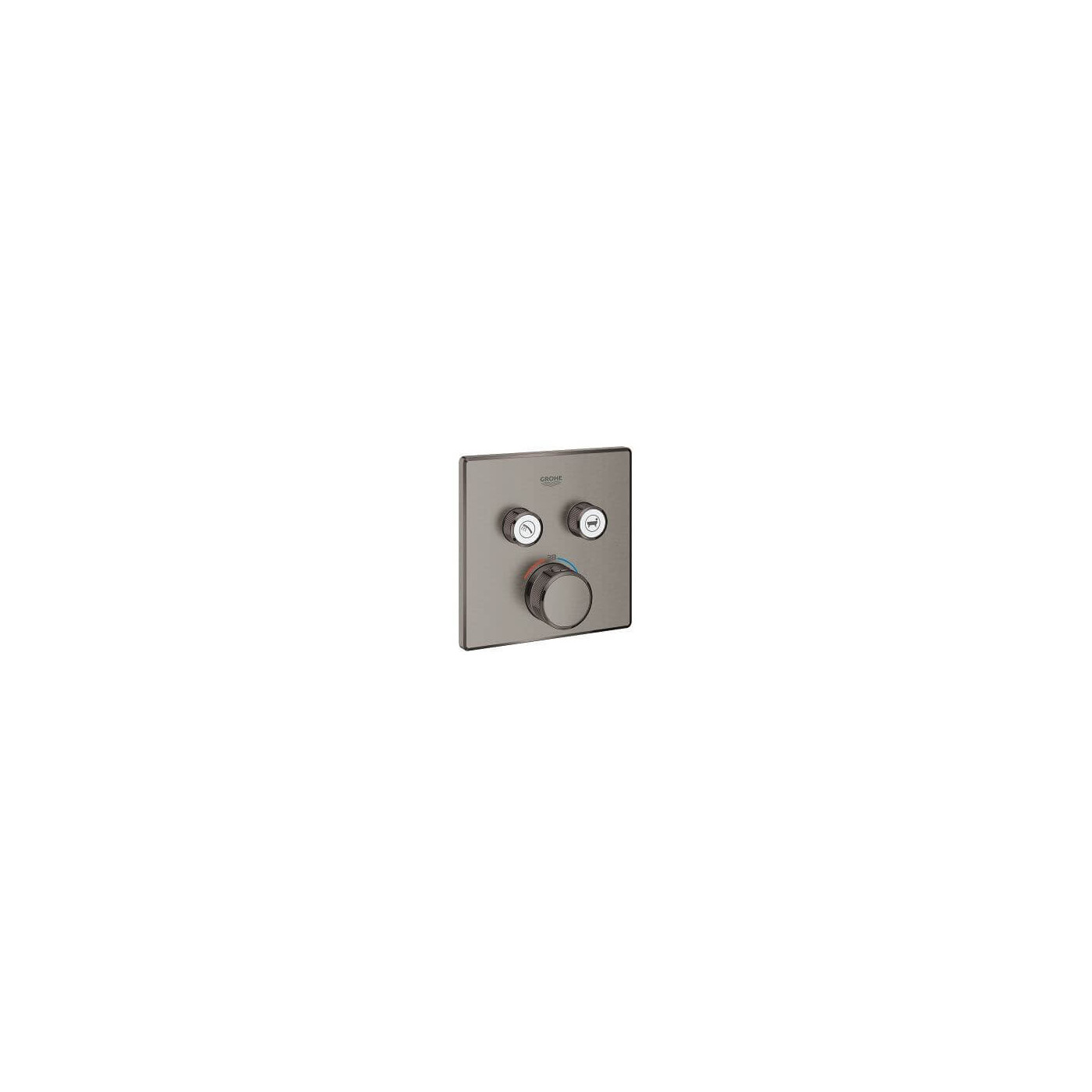 Bateria Termostatyczna Do Obsługi Dwóch Wyjść Wody Grohtherm SmartControl Brushed Hard Graphite 29124AL0 Grohe