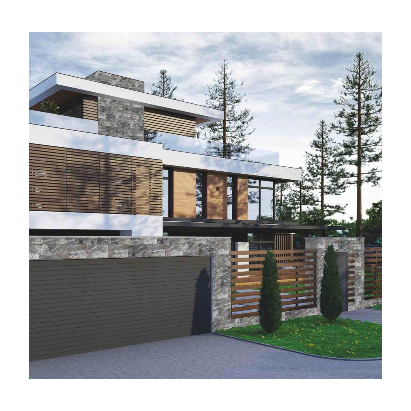 Narożnik Dekoracyjny Brillo Grey 46,6x24,2 Maxstone
