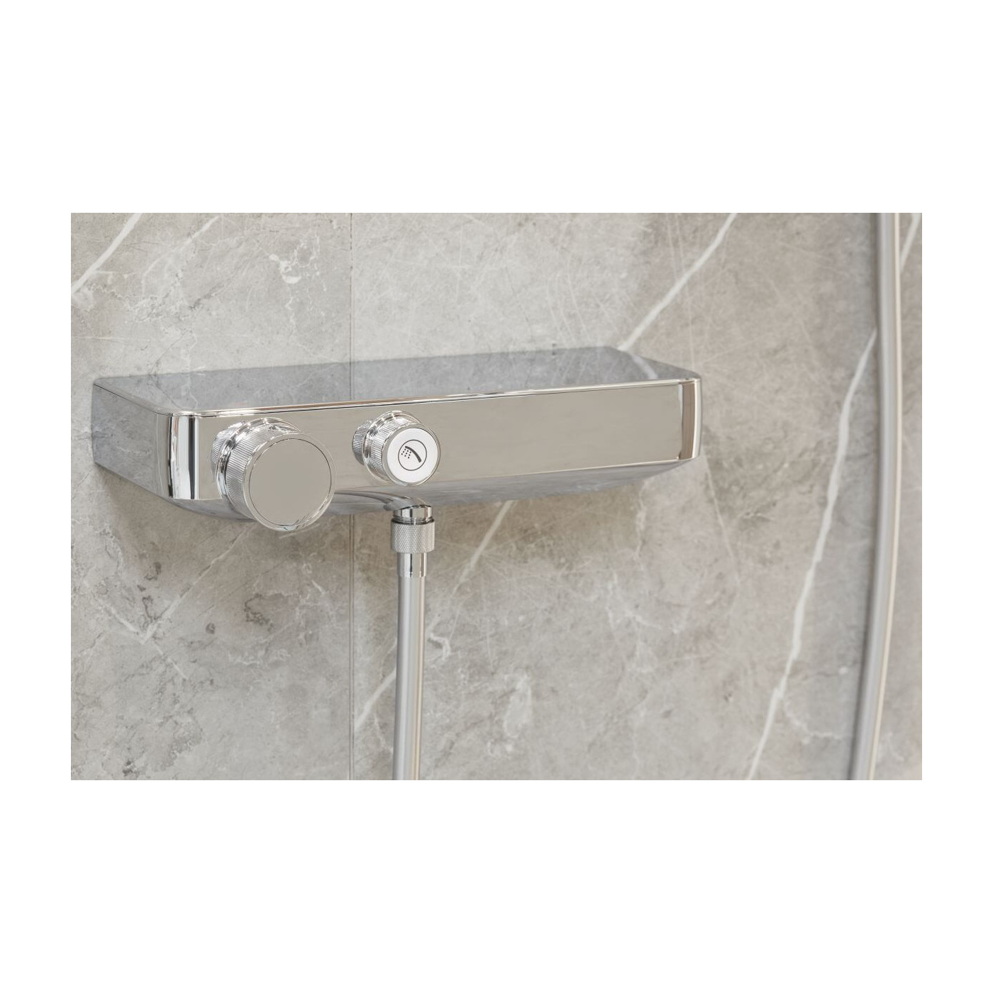 Bateria Prysznicowa Z Termostatem Z Zestawem Prysznicowym Grohtherm SmartControl 34720000 Grohe