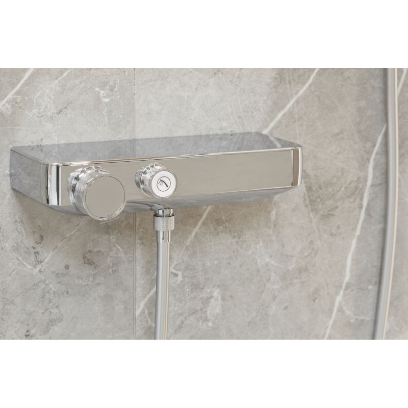 Bateria Prysznicowa Z Termostatem Z Zestawem Prysznicowym Grohtherm SmartControl 34720000 Grohe