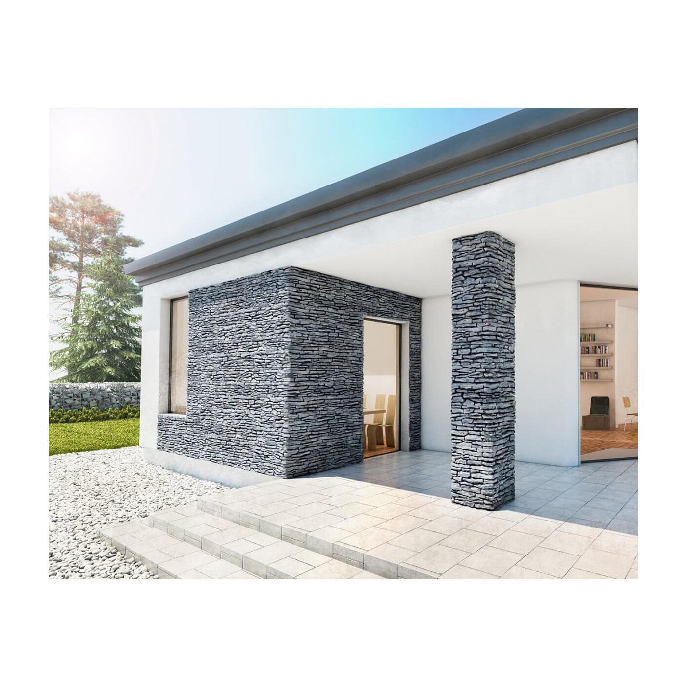 Kamień Dekoracyjny California 2 Grey 55x15 Stegu