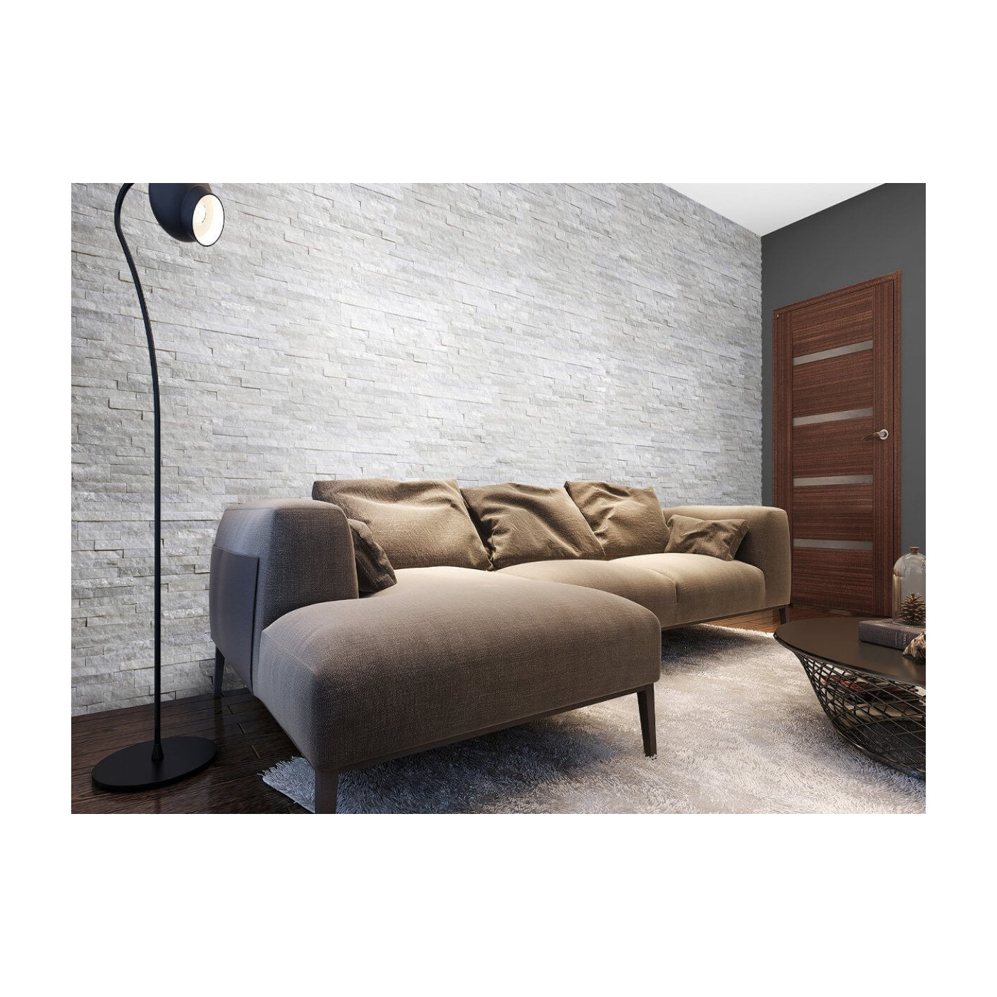 Kamień Naturalny Bianco 36x10 Stegu