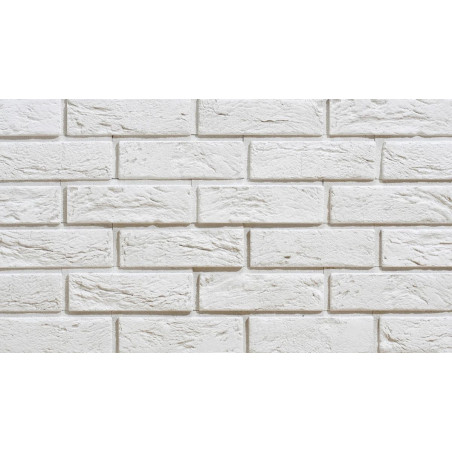 Płytka Cegłopodobna Z Fugą Boston 2 White 22,3x7,3 cm Stegu