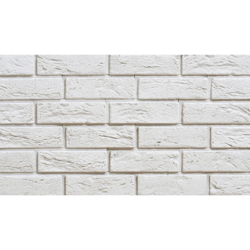 Płytka Cegłopodobna Z Fugą Boston 2 White 22,3x7,3 cm Stegu