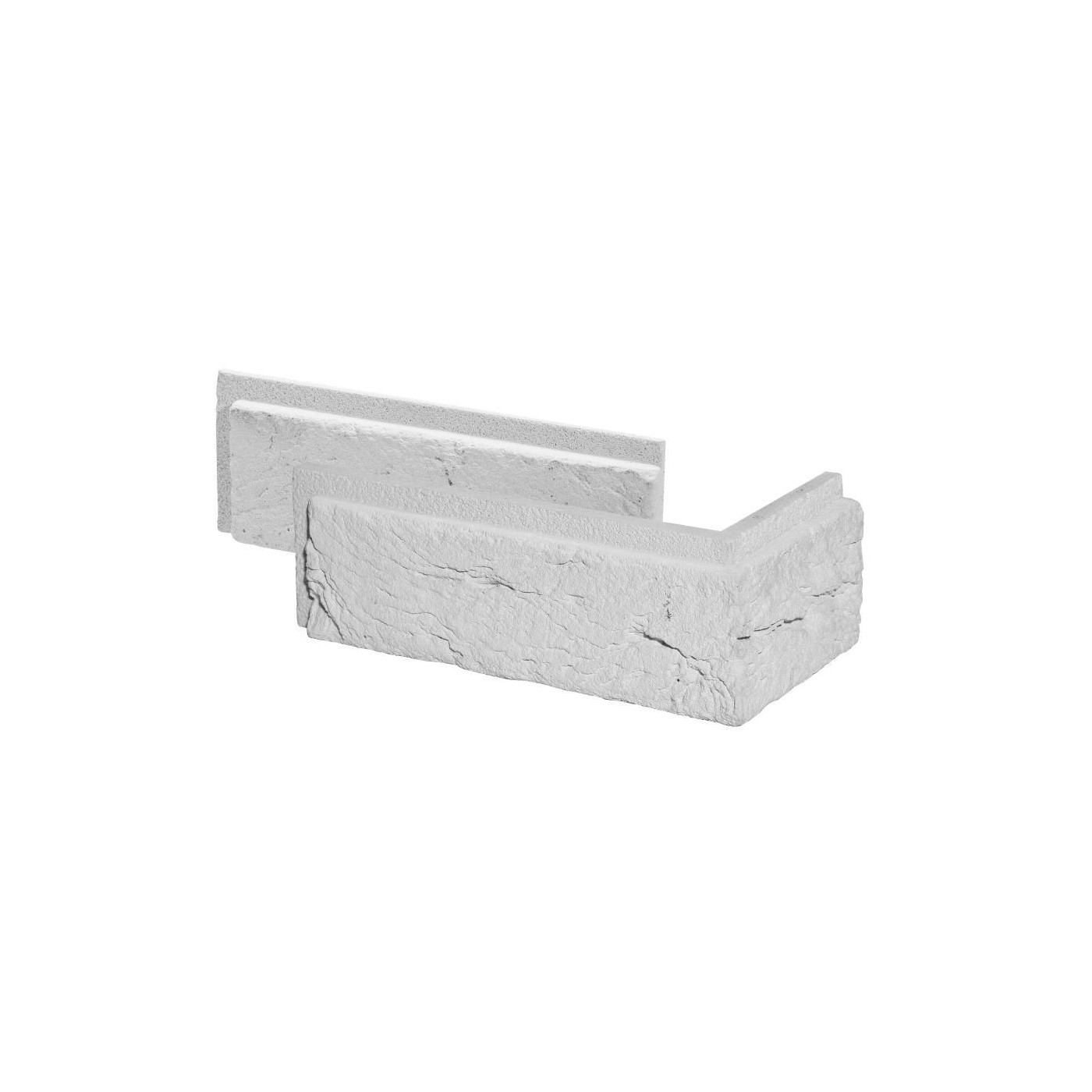 Narożnik Cegłopodobny Z Fugą Boston 2 White 9/20x7,3 cm Stegu