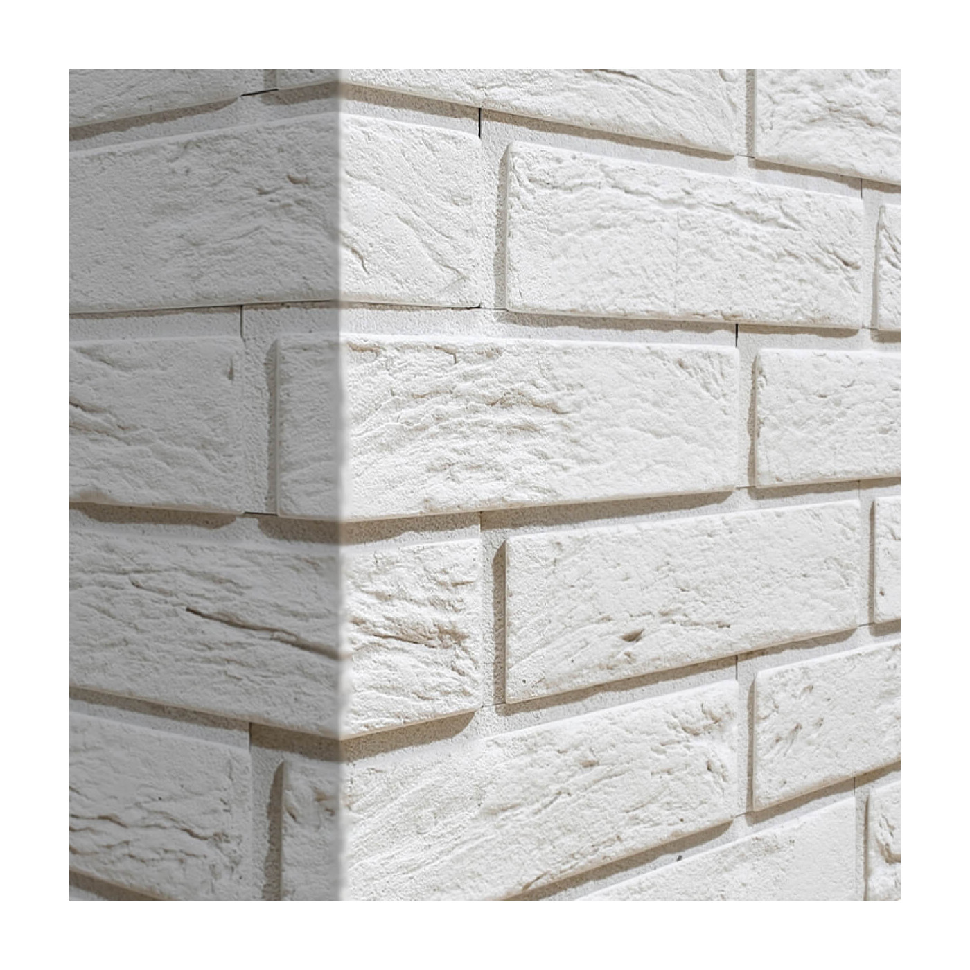 Narożnik Cegłopodobny Z Fugą Boston 2 White 9/20x7,3 cm Stegu