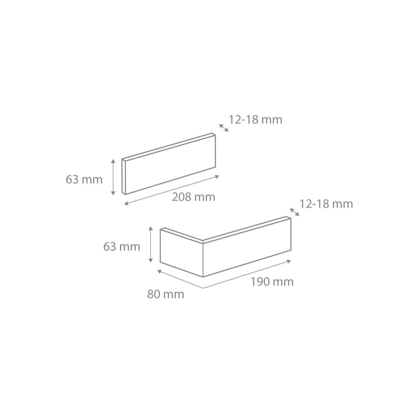 Płytka Cegłopodobna Cambridge 2 20,8x6,3 Stegu