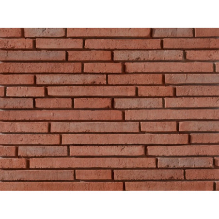 Płytka Cegłopodobna Z Fugą Bronx Red 1 46,5x8,5 cm Stegu