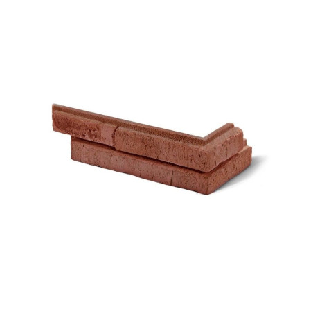 Narożnik Cegłopodobny Z Fugą Bronx 1 Red 34,5/16x8,5 cm Stegu