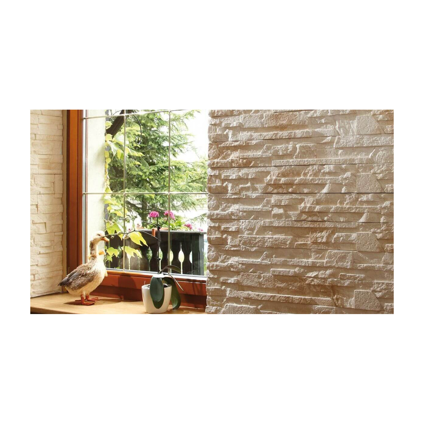 Kamień Dekoracyjny Rimini 1 Cream 51,8x11 Stegu