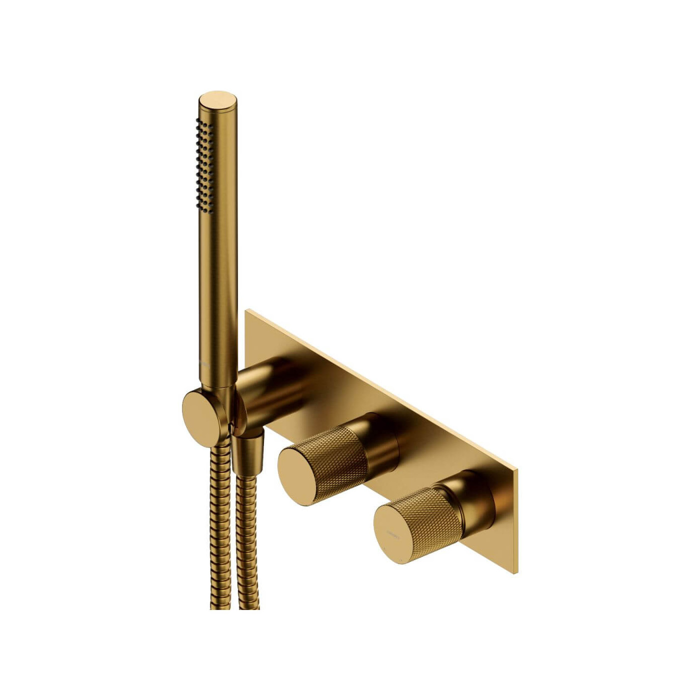 Bateria Prysznicowo-Wannowa Podtynkowa Contour Złoty Szczotkowany CT8035/1GLB Omnires