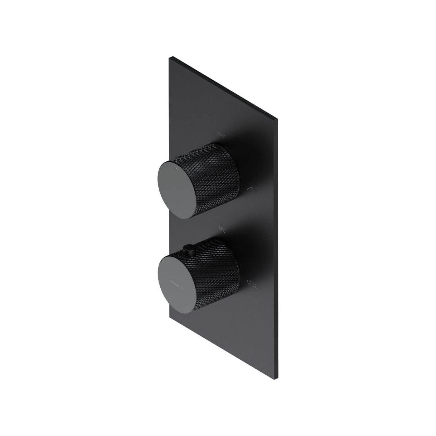 Termostatyczna Bateria Prysznicowo-Wannowa Podtynkowa Contour Antracyt CT8036AT Omnires