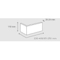 Narożnik Rimini 1 Cream 40x11 Stegu