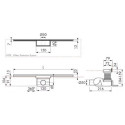 Odpływ Liniowy Waterstop L 700mm 70 Easy Drain