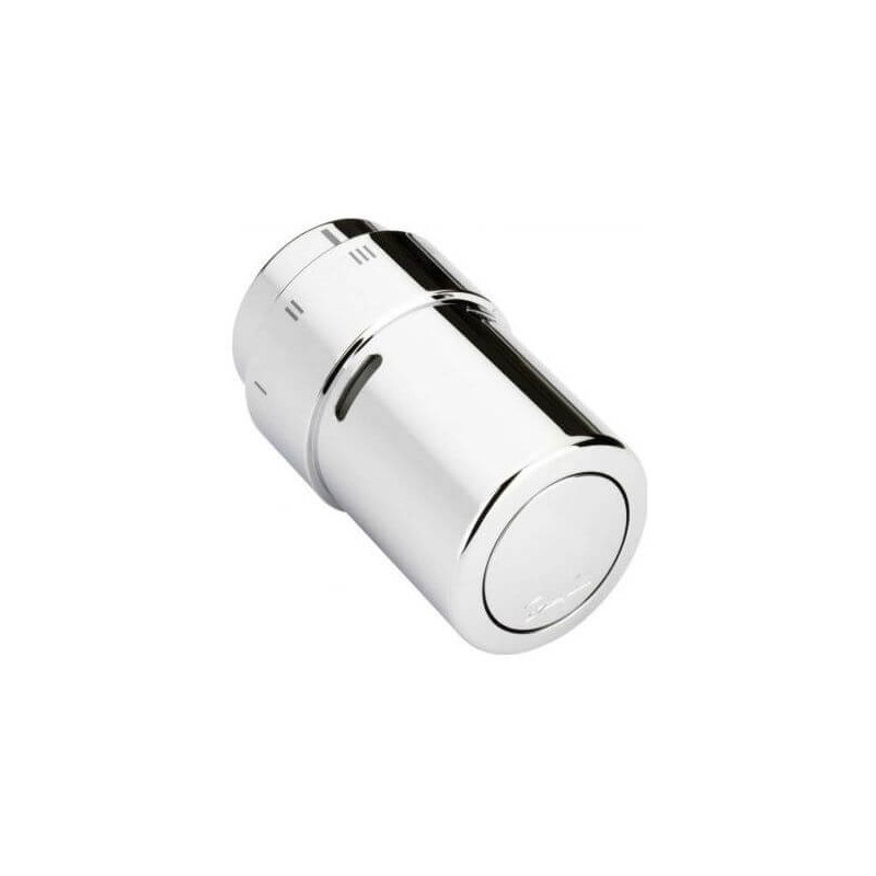 Zawór Z Osłoną CC + Głowica Termostatyczna Flatline CHROM 118230400000099+11911631102 Vasco