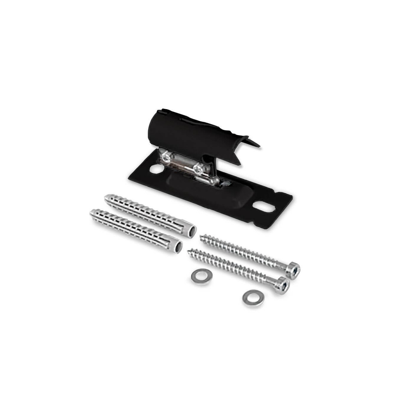 Grzejnik Pionowy Ritmo VB-2K/65 0450x1800 9005 + Zestaw Montażowy 113690450180000999005-0000 Vasco