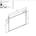 Lustro Rama Black 120x80 167584 Elita
