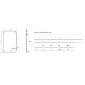Lustro Led Lumiro 80x60 DOEX.LU080.060.AC Excellent