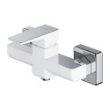 Bateria Prysznicowa Parma Chrom/Biały PM7440CRB Omnires