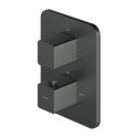 Termostatyczna Bateria Prysznicowo-Wannowa Podtynkowa Parma Grafit PM7436GR Omnires
