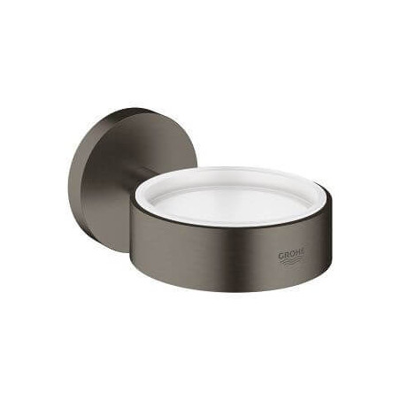 Uchwyt Na Kubek Albo Mydelnicznę Essentials Brushed Hard Graphite 40369AL1 Grohe