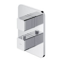 Termostatyczna Bateria Prysznicowo-Wannowa Podtynkowa Parma Chrom PM7436CR Omnires