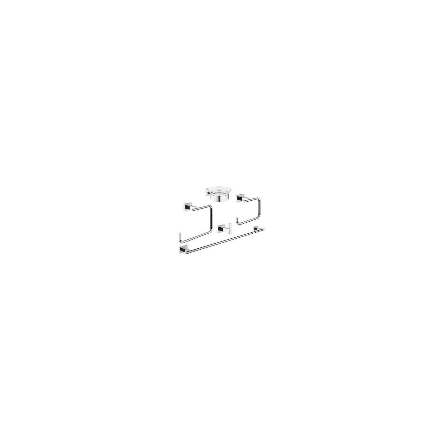 Zestaw Akcesoriów Łazienkowych 5W1 Essentials Cube 40758001 Grohe