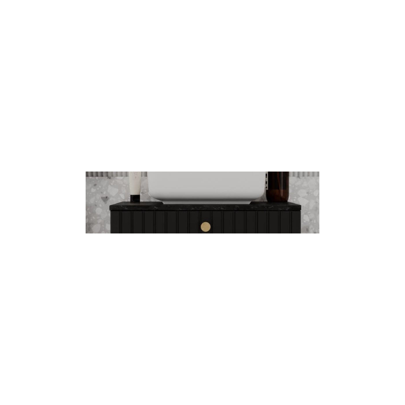 Blat Top Akrylowy Czarny Mat 80,4x46 Emporia