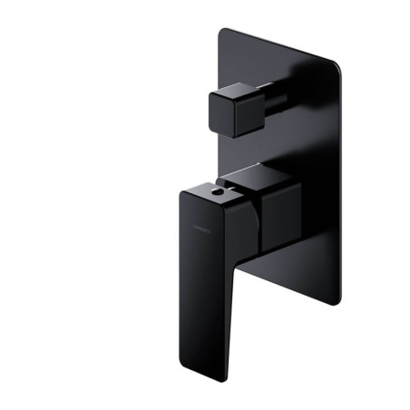 Bateria Prysznicowo-Wannowa Podtynkowa Parma Czarny PM7435BL Omnires