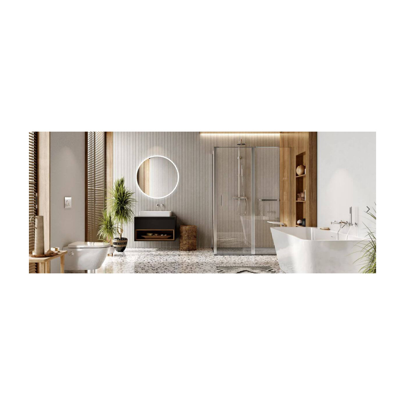 Lustro Lumiro LED Okrągle DOEX.LU080.AC Excellent