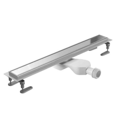 Odpływ Liniowy 60cm Z Rusztem DekoracyjnymStal Nierdzewna Polerowana Stilio INEX.1515.600.R.SNP Excellent