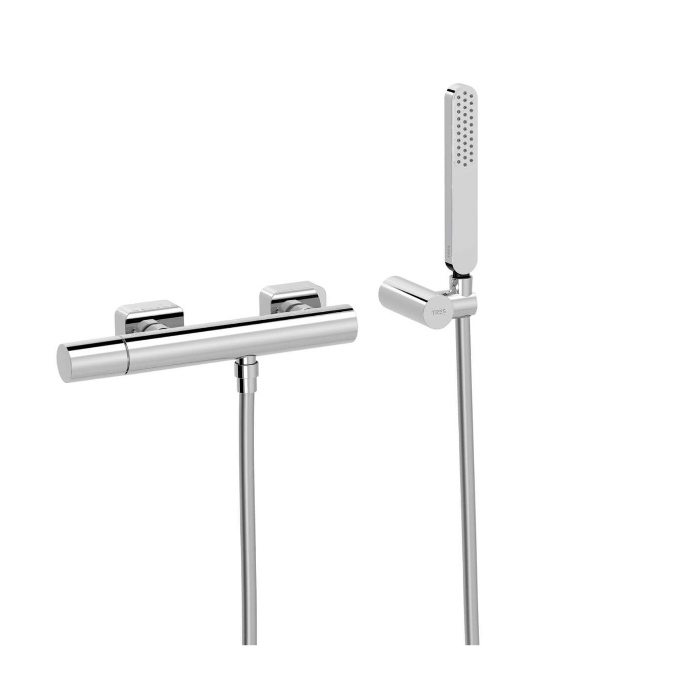 Bateria Prysznicowa Ścienna Loft Chrom 20016701 Tres