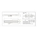 Odpływ Liniowy Norm Drain Line 80 cm Z Syfonem H+M Snake 522.0119.03.080/LI800MINR Emporia