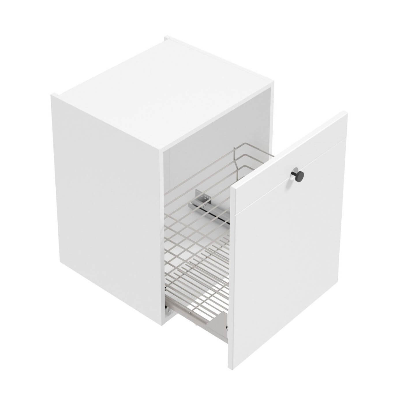 Szafka Wisząca 0D1S Loop B50 Cargo Bez Uchwytu Biały Mat 001-B-05010 Emporia