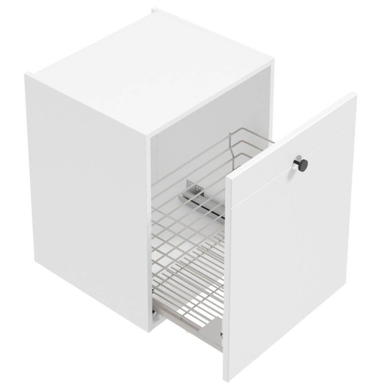 Szafka Wisząca 0D1S Loop B50 Cargo Bez Uchwytu Biały Mat 001-B-05010 Emporia