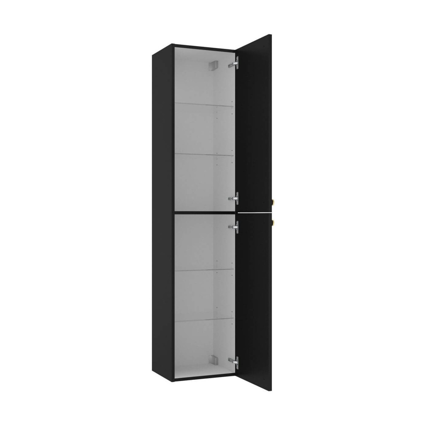 Słupek Wiszący 1D0S Rio C37 Bez Uchwytów Czarny Mat 001-C-03703 Emporia