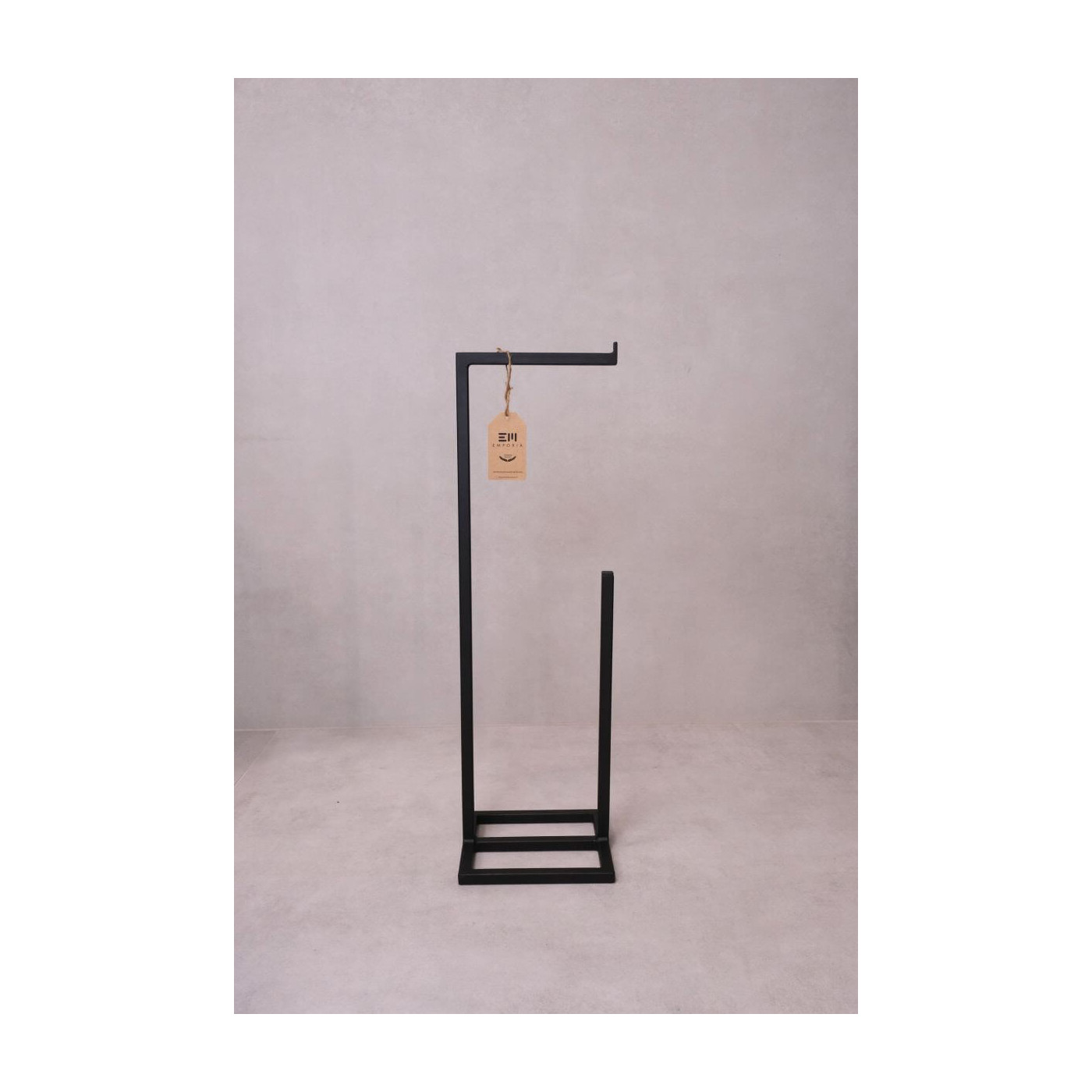 Stojak Na Papier Loft Plus 20x70x20 Czarny Mat (Dodatkowy Zapas Papieru) LOFT004 Emporia