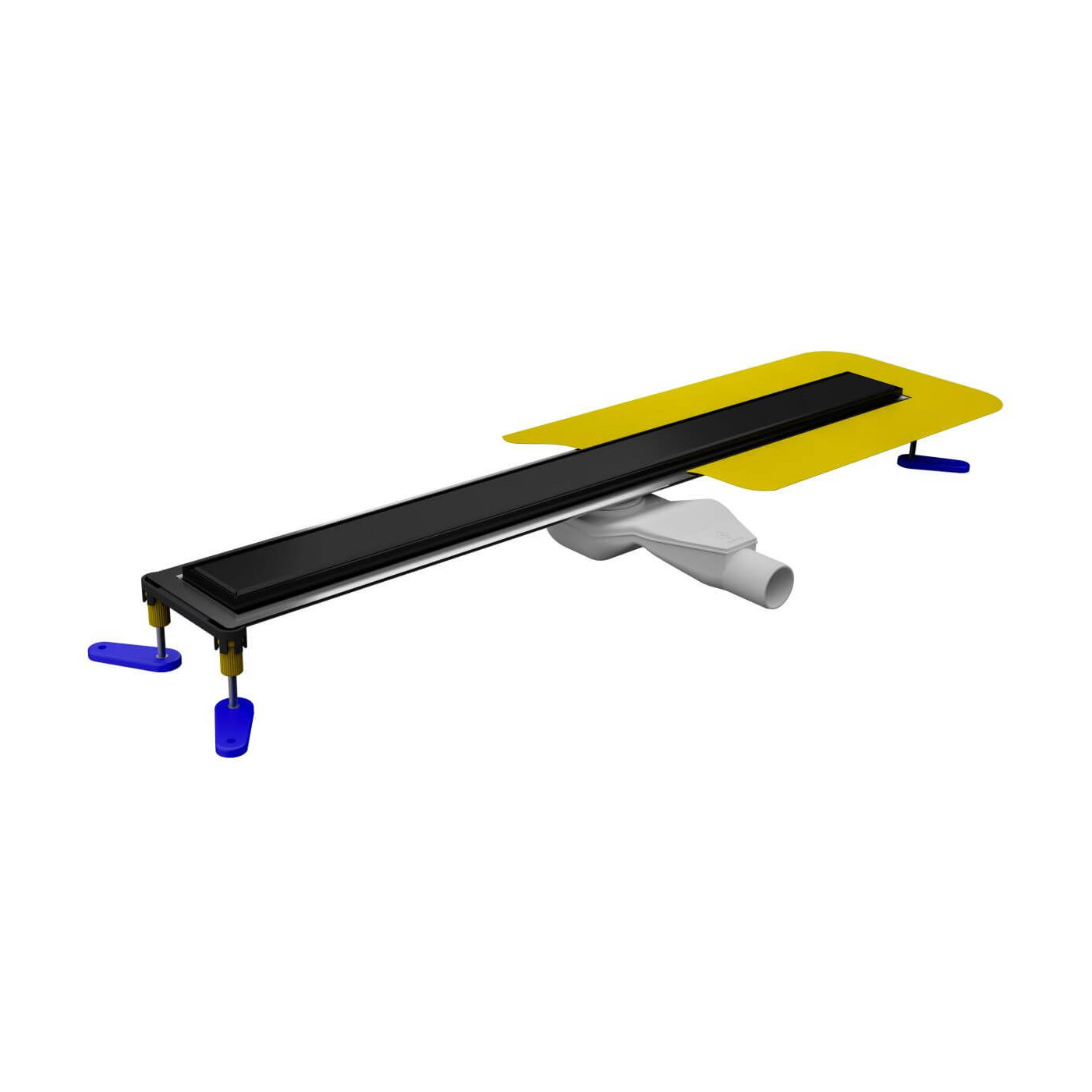 Odpływ Liniowy Top Drain 70 cm Z Syfonem H+M Czarny Mat 112.3546.19.070/522.0121.19.07 Emporia