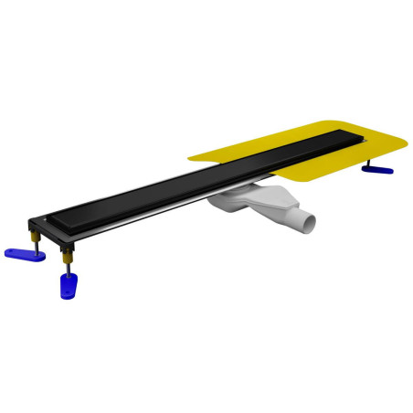 Odpływ Liniowy Top Drain 70 cm Z Syfonem H+M Czarny Mat 112.3546.19.070/522.0121.19.07 Emporia