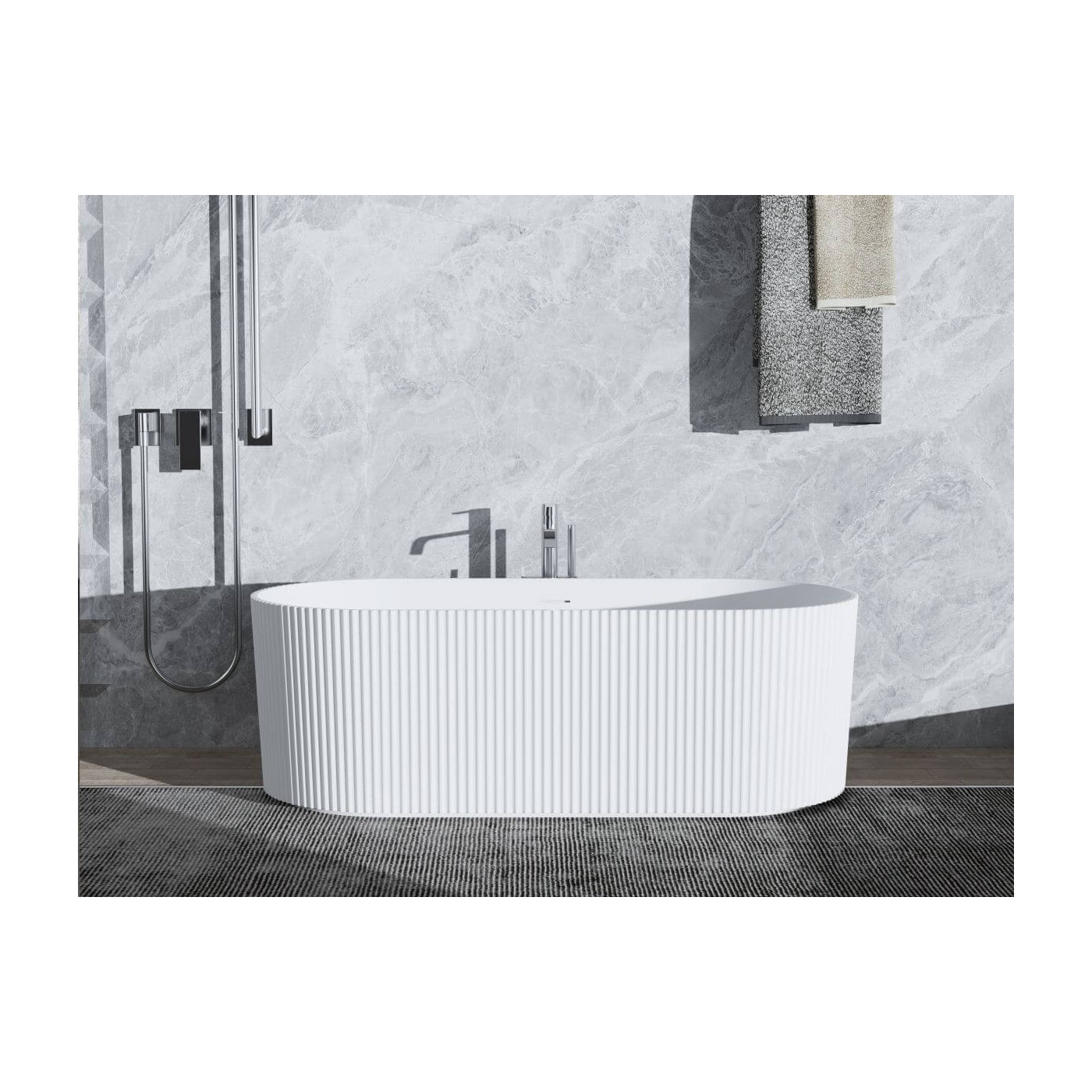 Wanna Wolnostojąca Rio 170x80 Biała WS203L-1700 Emporia