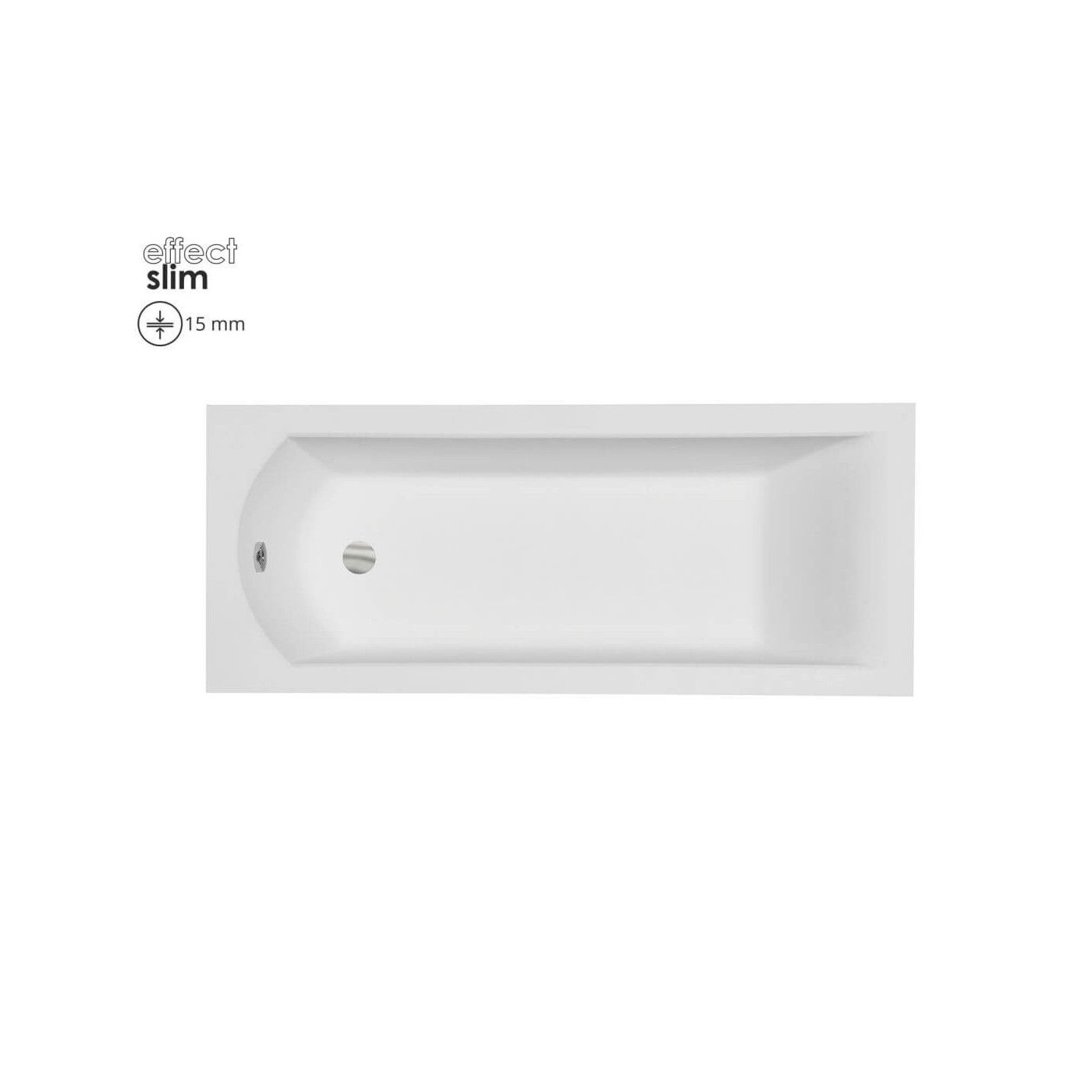 Wanna Do Zabudowy Shea Slim 180x80 Besco
