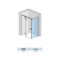 Ścianka Prysznicowa Annea ANT1 100cm ANT110005007 Sanswiss
