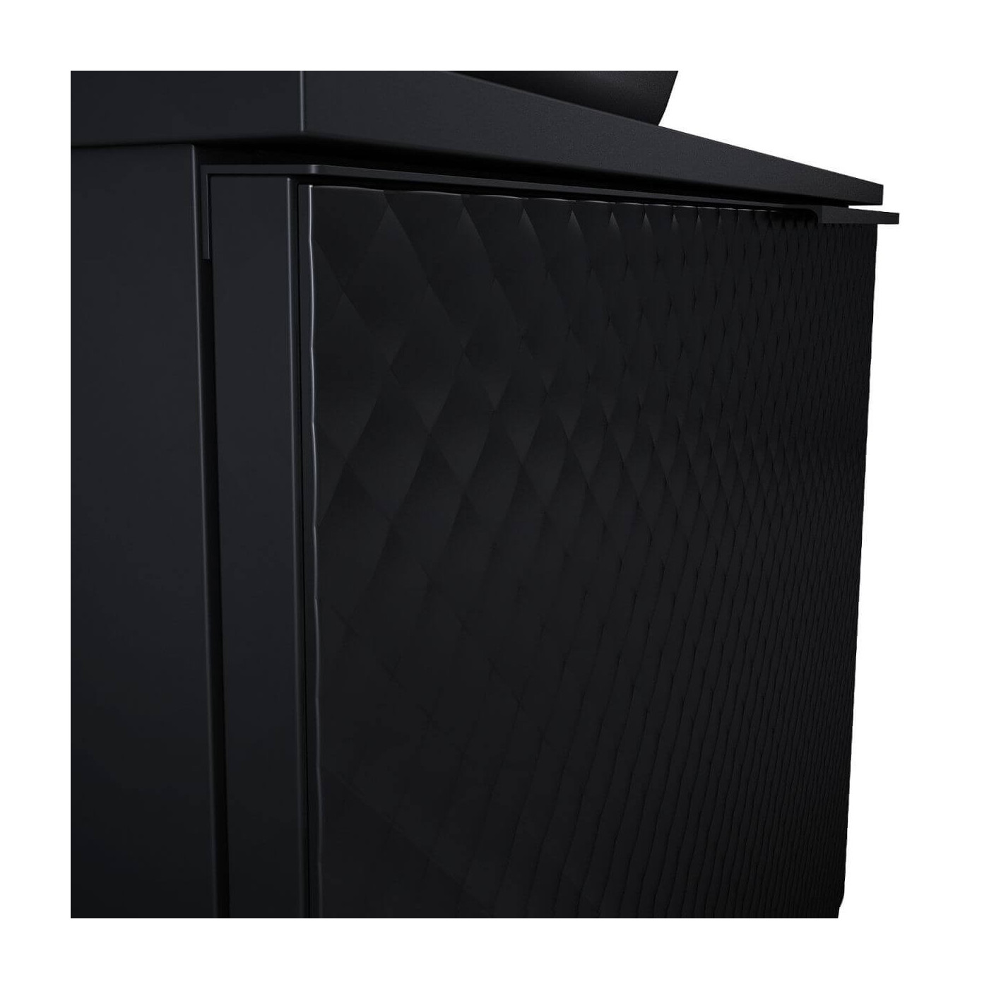 Szafka Pod Umywalkę Glam 70 cm Czarny Mat 168386 Elita